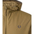 FRED PERRY J2585 P96 SHADED STONE PADDED HOODED BRENTHAM JACKET S